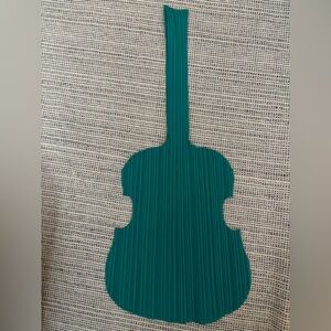 Issey Miyake Pleats Please Teal Guitar Bag